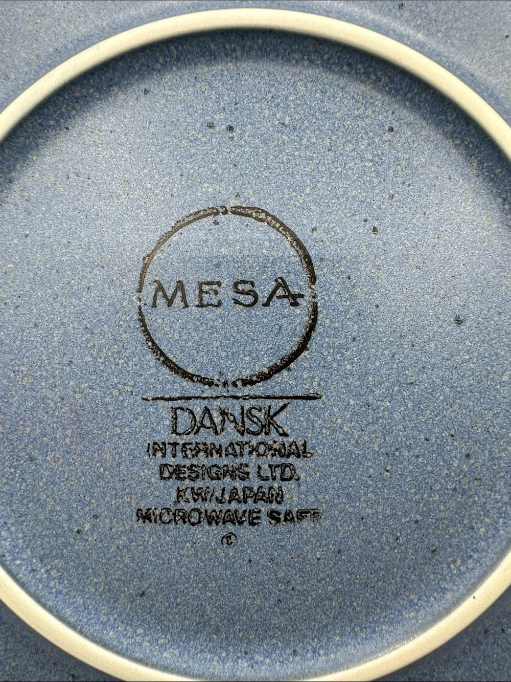 Dansk Blue Mesa 13” Round Platter